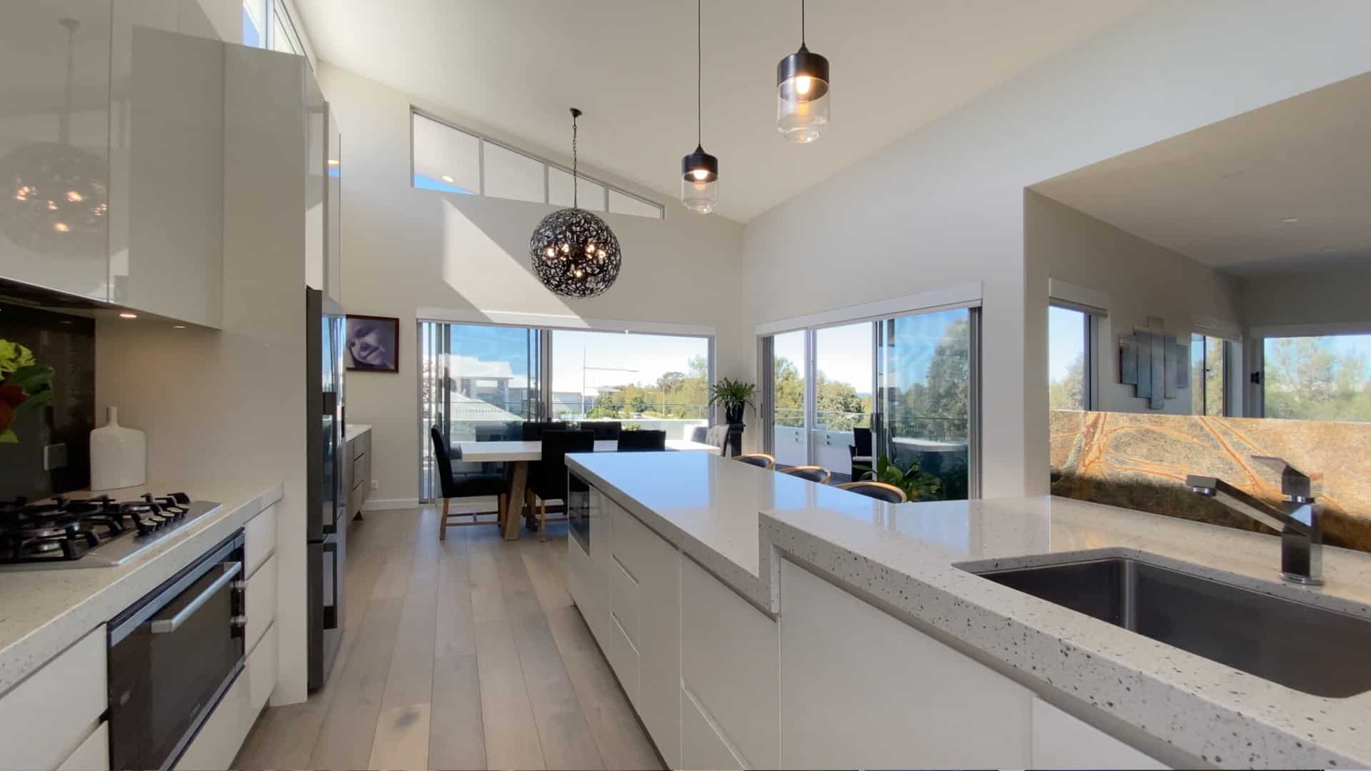 Adlington Homes client discussing a custom home budget breakdown
