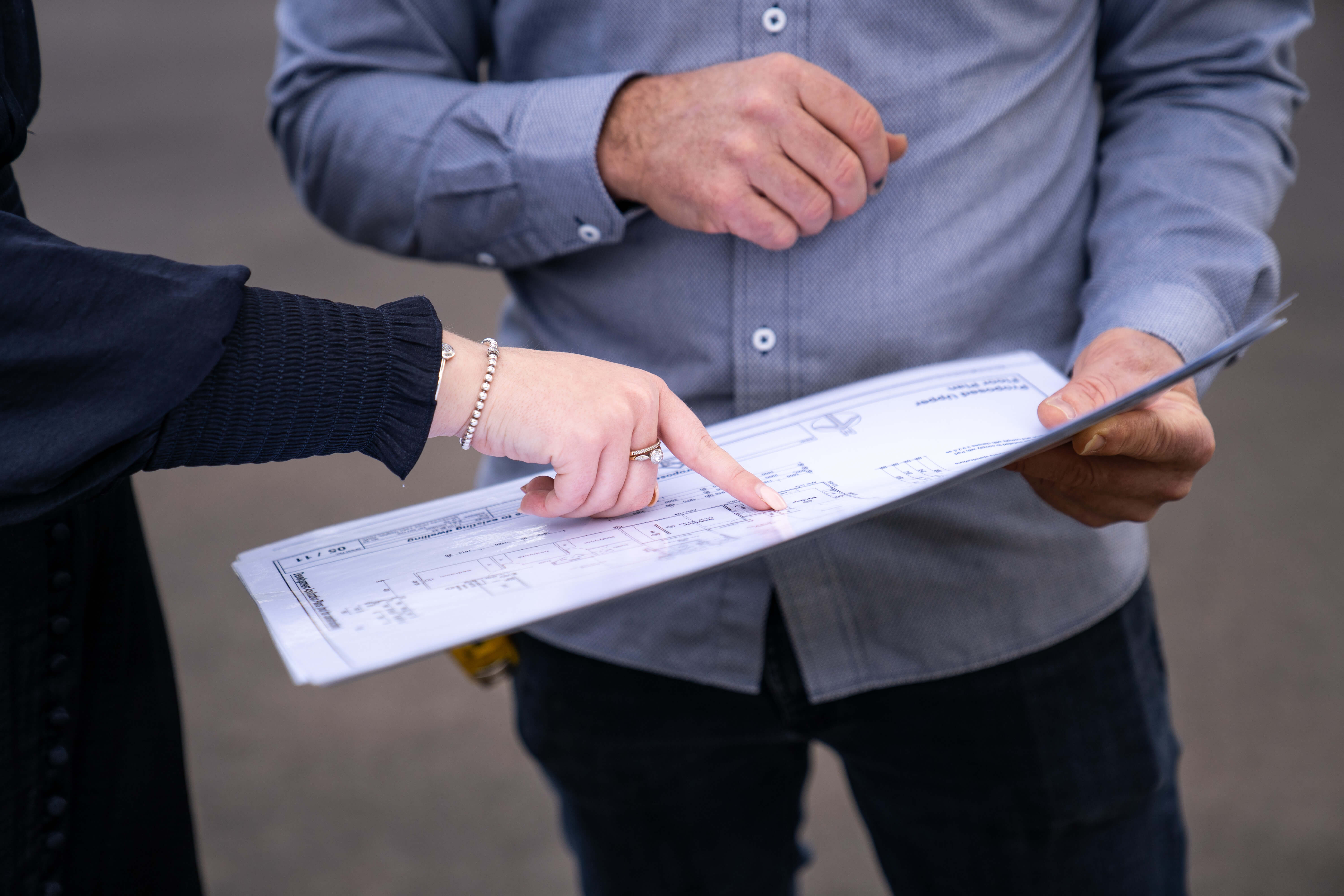 Home builder in the Illawarra reviewing a build in progress