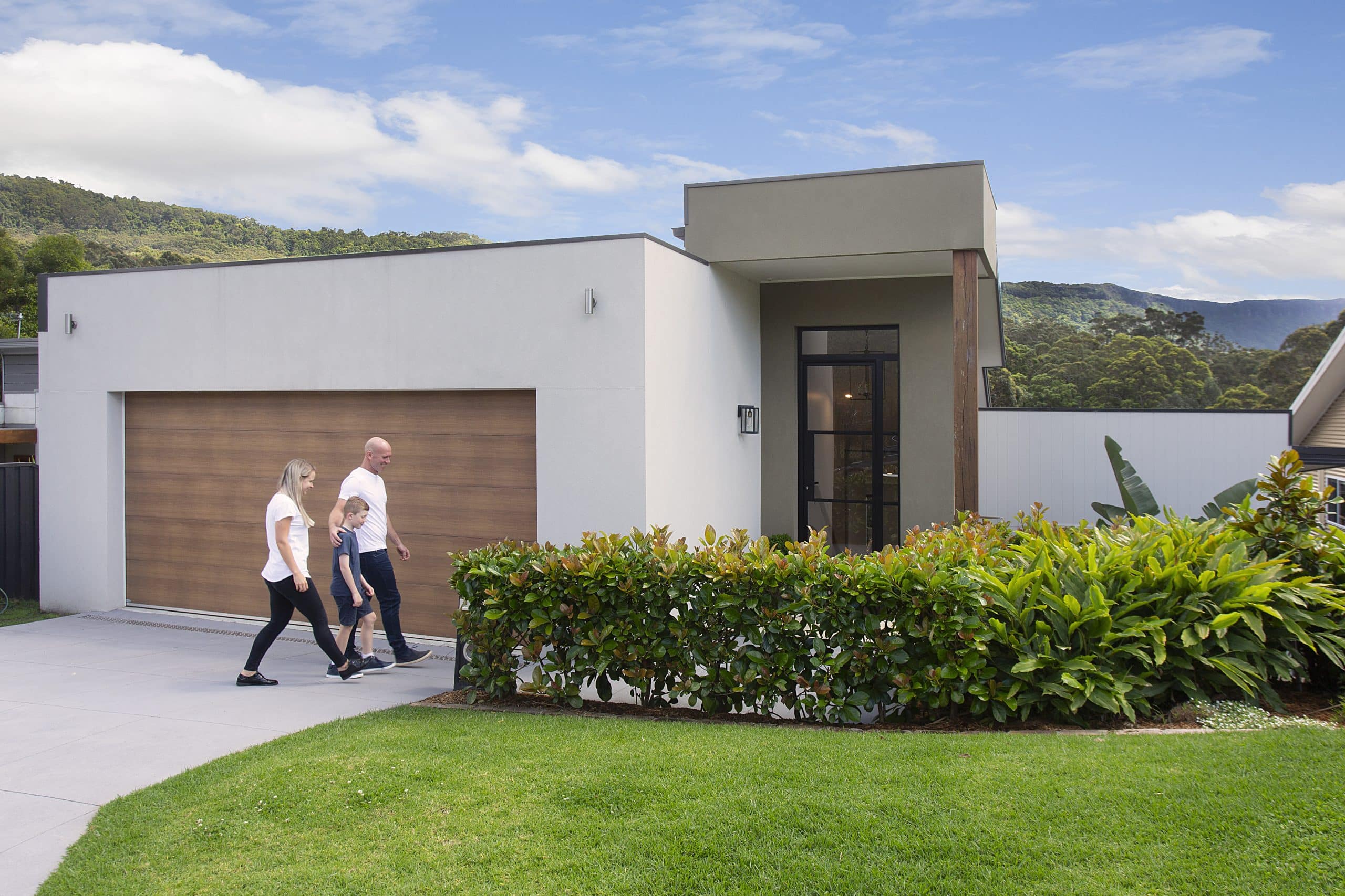 Entrance and staircase of a custom home built by Adlington Homes