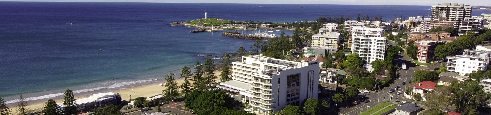 Wollongong coastline view near an Adlington Homes duplex build