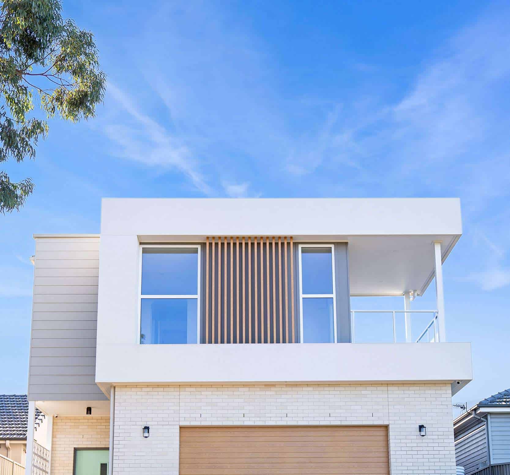 Contemporary knock-down rebuild by Adlington Homes