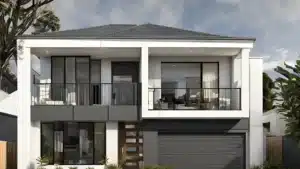 Sleek modern house