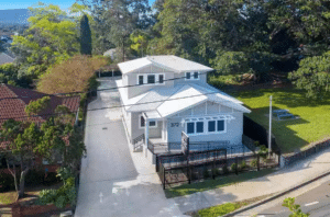 Home addition on a sloping block in the Illawarra with escarpment views